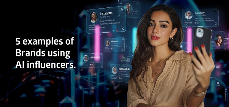 5 examples of Brands using AI influencers